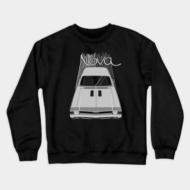 Chevrolet Nova 1969 - 1972 - silver Crewneck Sweatshirt by V8social